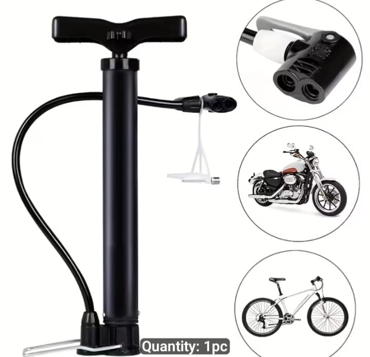 1PC Portable Multifunctional Bike & Ball Air Pump