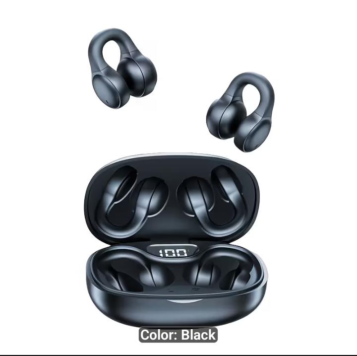 2025 Newest Bluetooth Wireless Over-Ear Clip-On Headphones