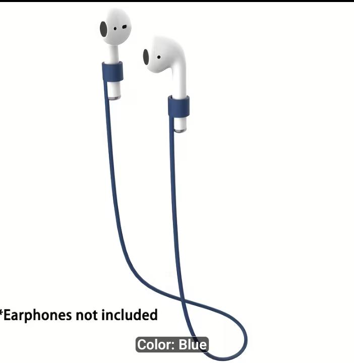 Wireless Earphone Anti-Loss Silicone Neckband Lanyard