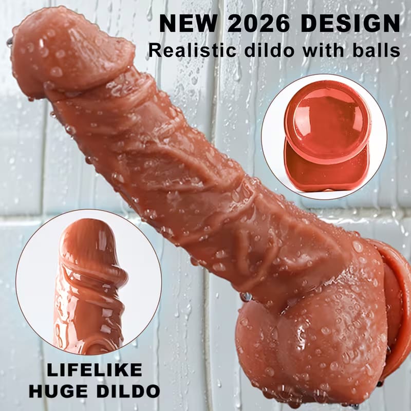 Dildo Realistic 7.8" Inch Silicone Lifelike Penis Sex Toy