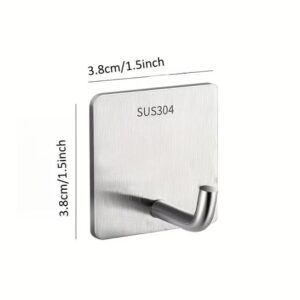 Stainless Steel Self-Adhesive Wall Hooks