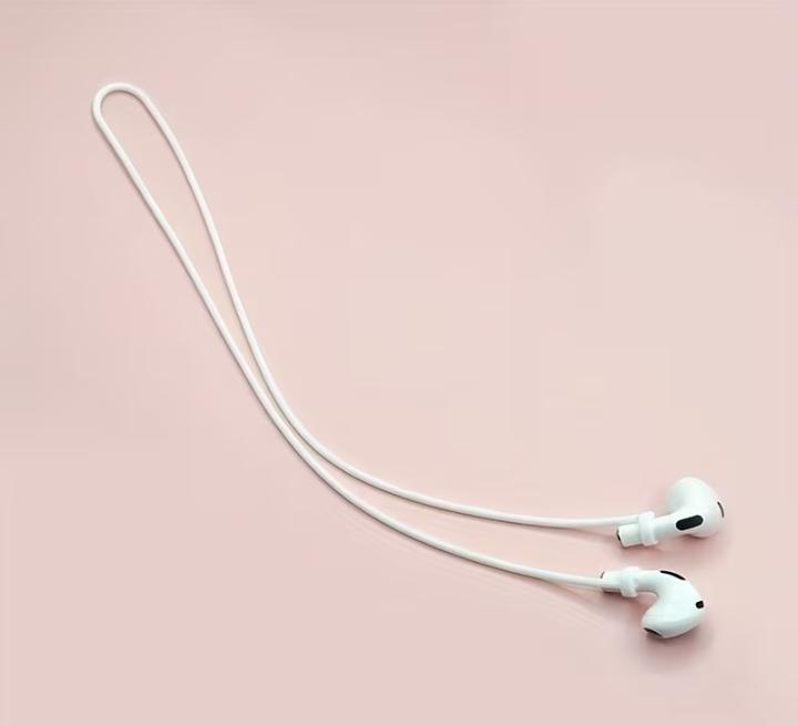 2PCS Soft Silicone Wireless Earphone Anti-Loss Sports Straps