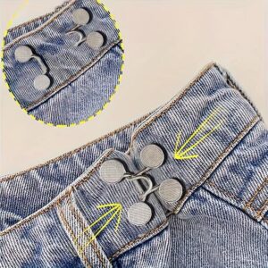 1 Set Invisible Adjustable Waist Reduction Buckle Pins
