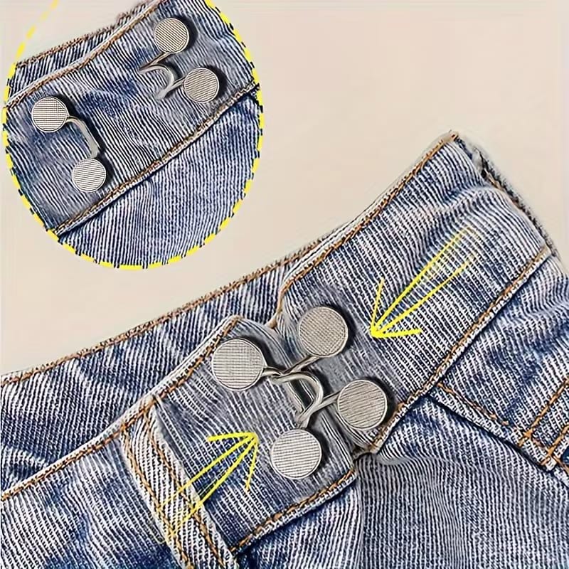 1 Set Invisible Adjustable Waist Reduction Buckle Pins