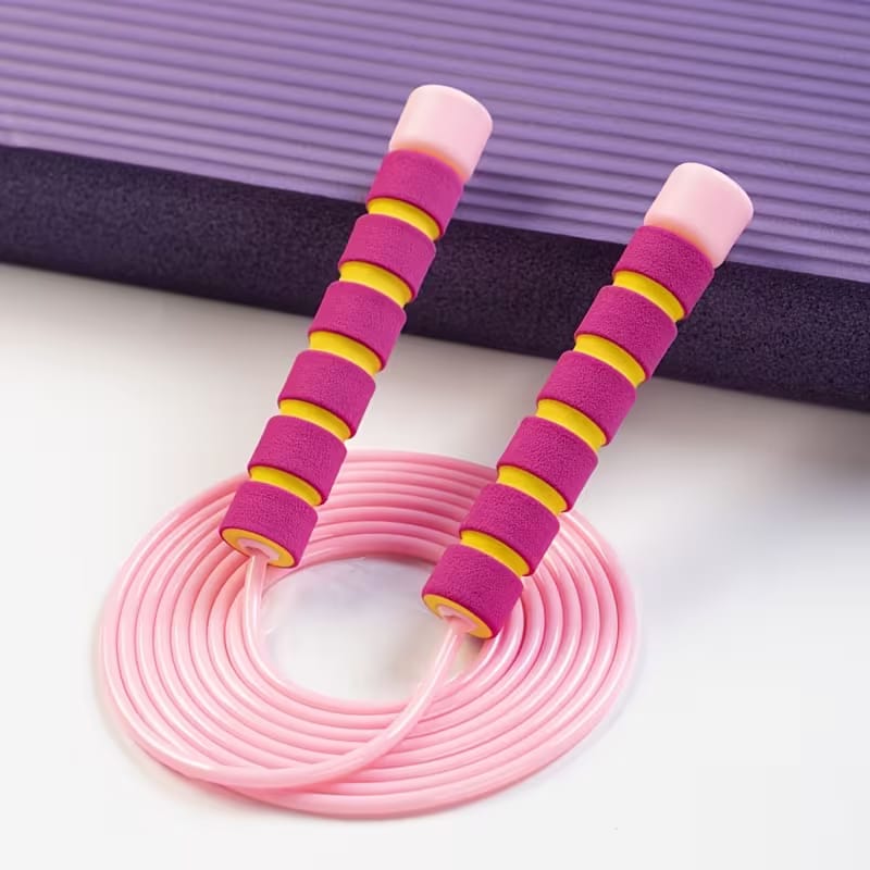 Adjustable Jump Rope with Anti-Slip Foam Handles