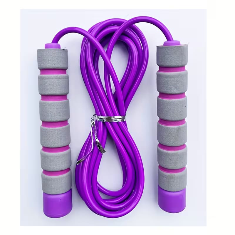 Adjustable Jump Rope with Anti-Slip Foam Handles