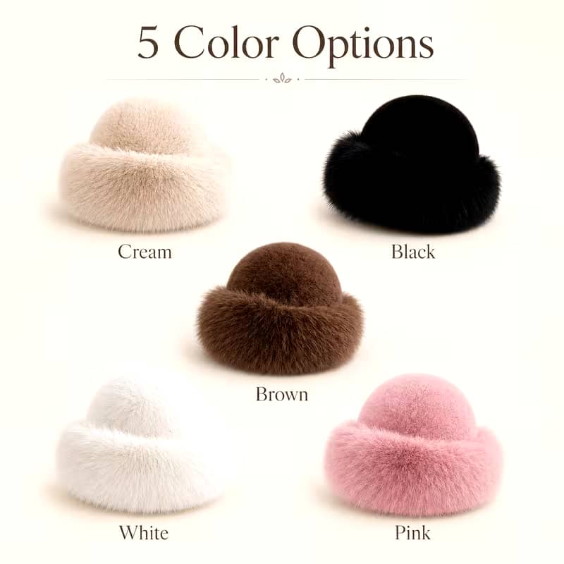 Women's Winter Plush Bucket Hat