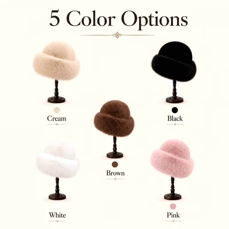 Women's Winter Plush Bucket Hat