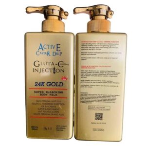 Active Caviar Drip Gluta-C Injection 24 K Gold Lotion – 444ml